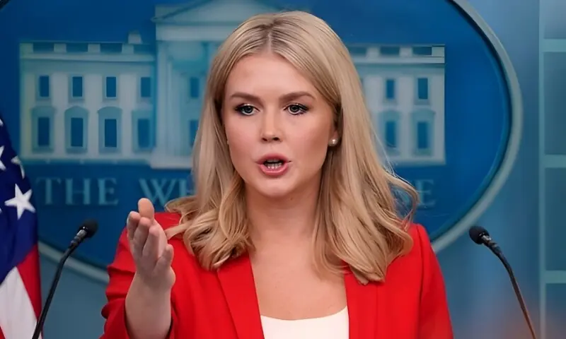 White House spokesperson Karoline Leavitt will soon step down.