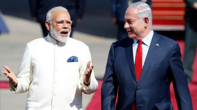 India supplied weapons and military components to Israel during the Gaza war,