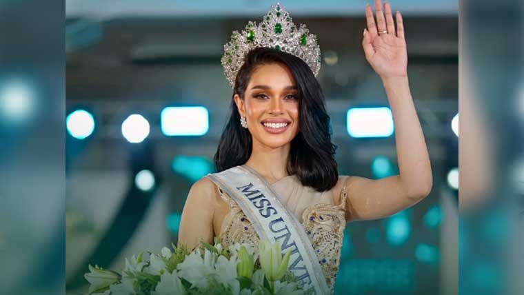 Misbah Arshad wins the title of Miss Universe Pakistan.