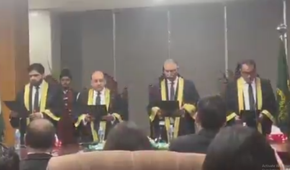 Three new additional judges take oath