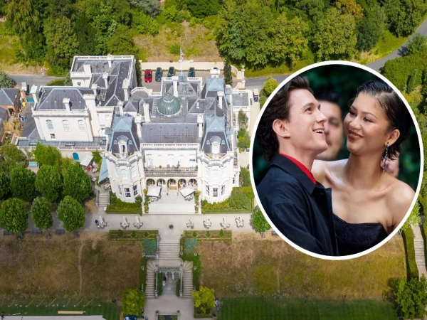 Zendaya and Tom Holland's secret wedding party at a luxury hotel in the UK.