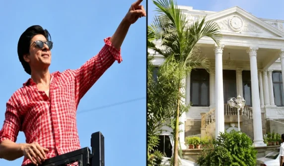Renovation of Shah Rukh Khan's home, 'Mannat', has begun.
