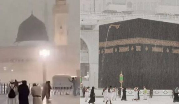 Torrential rain in Makkah and Madinah