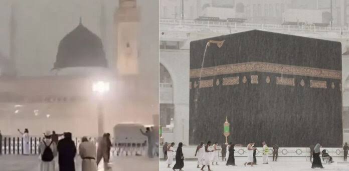 Torrential rain in Makkah and Madinah