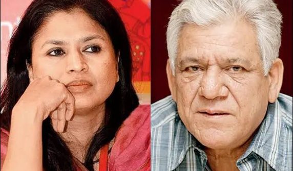 Om Puri's wife has revealed her husband's affair with the maid.