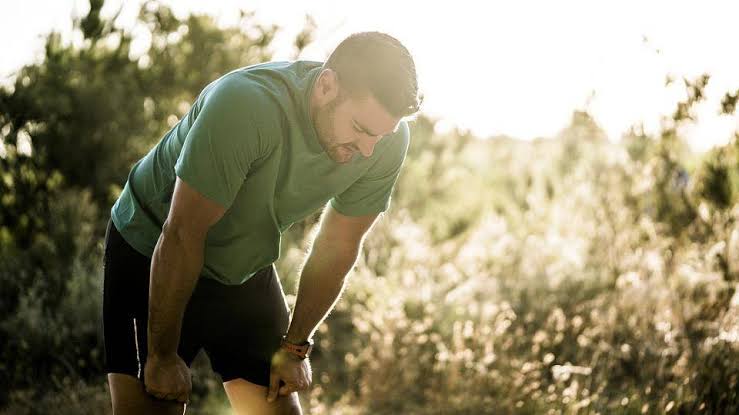 Shortness of breath upon slight exertion is a sign of what danger?