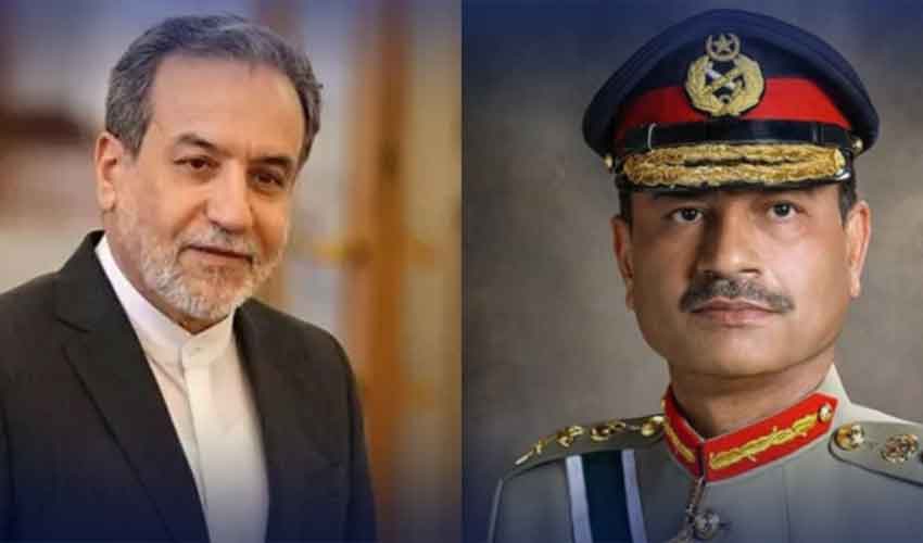 Iranian Foreign Minister's telephone conversation with Field Marshal Asim Munir