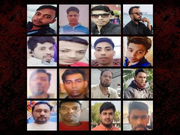 16 Bangladeshi workers killed in factory fire in Saudi Arabia.