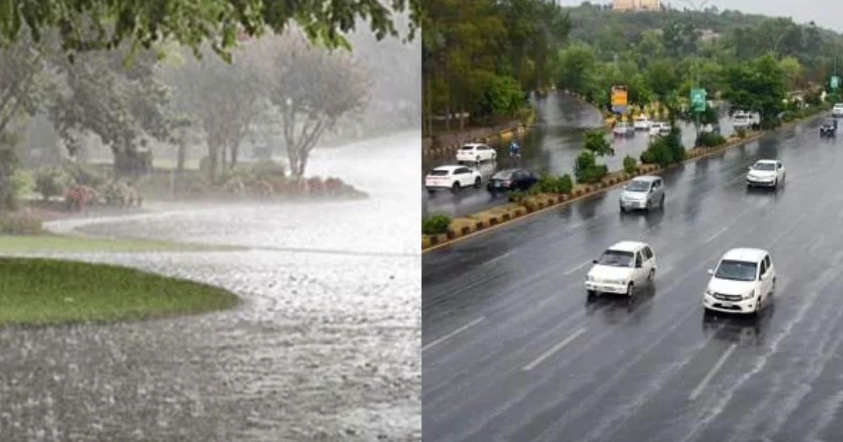 Heavy rain in Rawalpindi