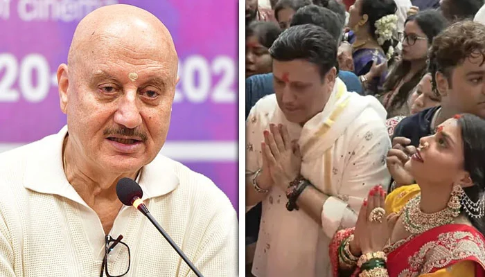Anupam Kher's sympathetic advice to Govinda regarding the Komal Rani matter.