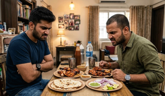 A man killed his friend over eating too many pieces of chicken.