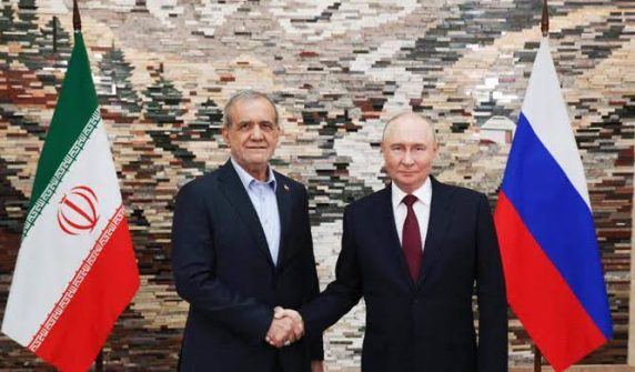 Iran is fighting for its interests and freedom: Vladimir Putin.