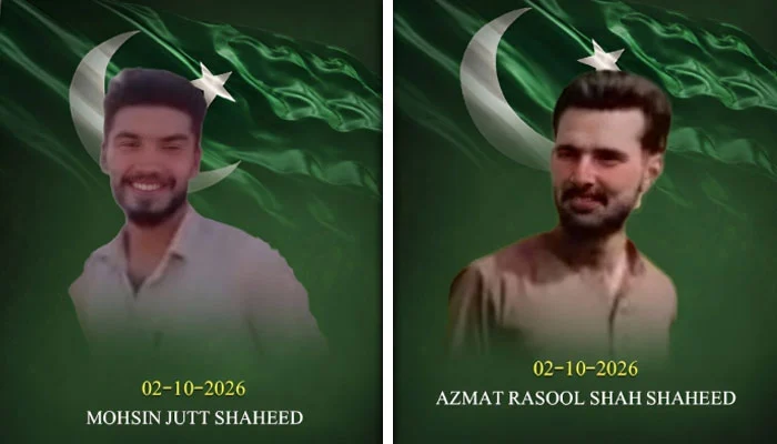 Two unarmed Pakistani citizens martyred in firing by Indian Border Security Forces: Security sources.