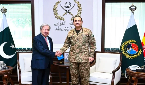 Meeting between the UN Secretary-General and Field Marshal Asim Munir