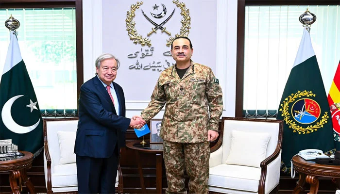 Meeting between the UN Secretary-General and Field Marshal Asim Munir