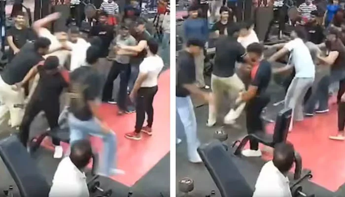 : Bodybuilding club turns into fight arena