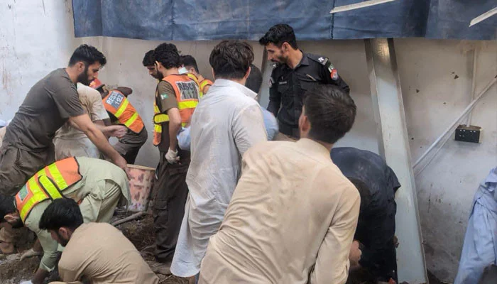 School roof collapses