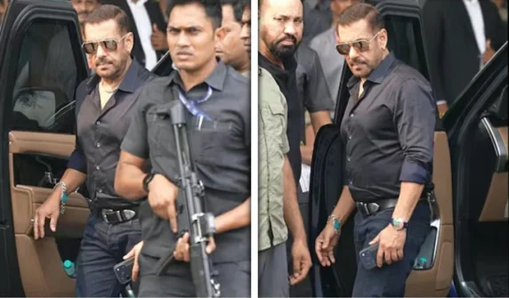 Salman Khan makes first public appearance after Tiger Shroff attack