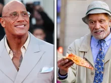 Dwayne Johnson has adopted a striking new look for his latest film.