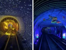A unique train journey beneath a river
