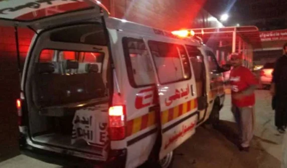 Collision between a passenger bus traveling