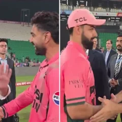 PCB Chairman arrived at the ground to meet the heroes following their extraordinary success.