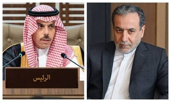 Saudi Foreign Minister Condoles with Iranian Counterpart on Sister's Death