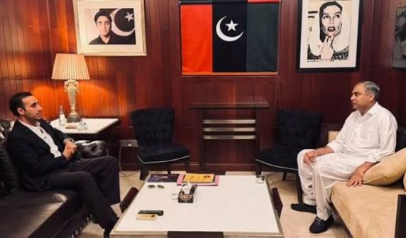 Meeting between Mohsin Naqvi and Bilawal Bhutto